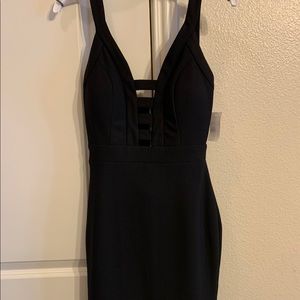 Mini black dress
